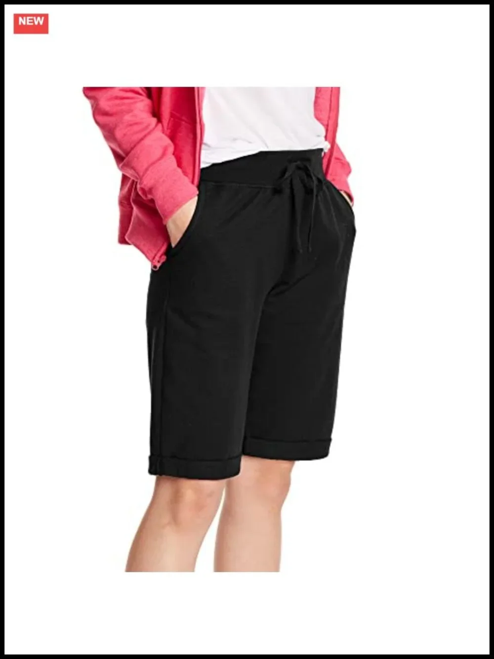 Women's French Terry Bermuda Shorts 11